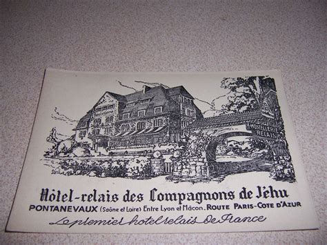 S Hotel Relais Des Compagnons De Jehu Pontanevaux France Antique