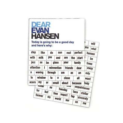 DEAR EVAN HANSEN – Broadway Merchandise Shop by Creative Goods