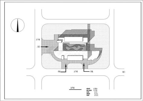 某金山小学建筑设计cad施工图土木在线