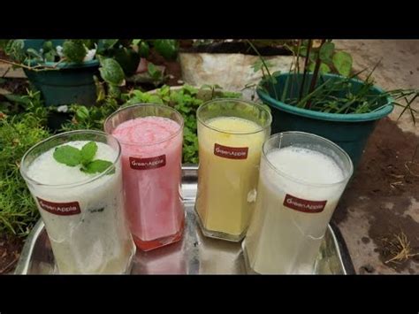 4 types of lazzi /healthy drink /mint lazzi /strawberry lazzi/masala lazzi/summer spl drink ...