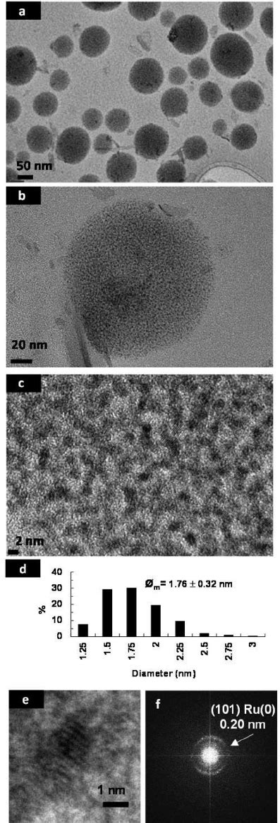 Tem Images Of Poly Ctr Cd Ru Nps At Di Ff Erent Magni Fi