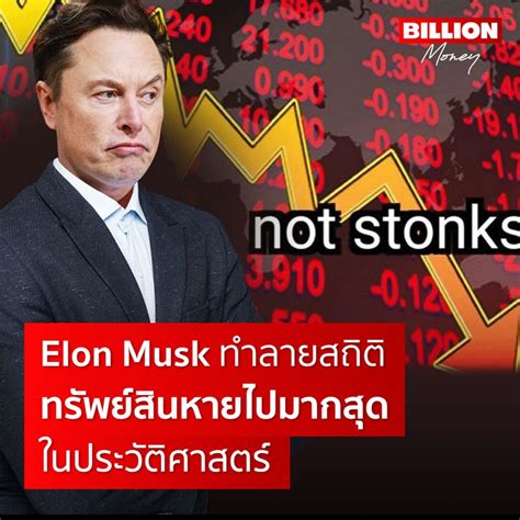 [money Lab] Elon Musk ทำลายสถิติ ทรัพย์สินหายไปมากสุด ในประวัติศาสตร์ เมื่อปีที่แล้วเป็นปีที่ไม่