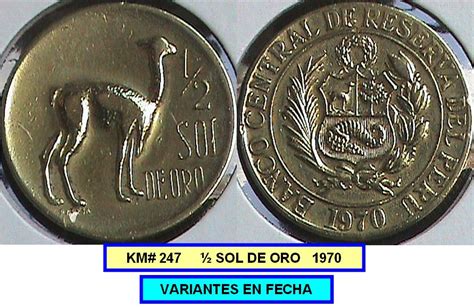 Numismatica Del Peru Monedas Peruanas Peruvian Coins Sol De Oro