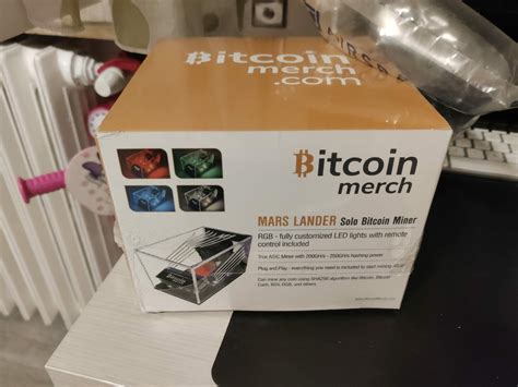 Bitcoin Merch® Mars Lander Solo Bitcoin Miner Up To 250ghs