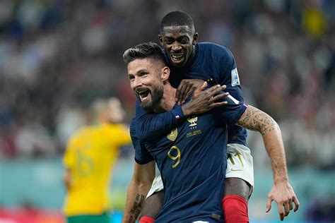 Oliver Giroud Scores Record Equalling Goal As France Defeats Australia