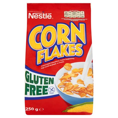 Nestlé Corn Flakes Płatki śniadaniowe 250 g Kubuś Spożywczy Sklep