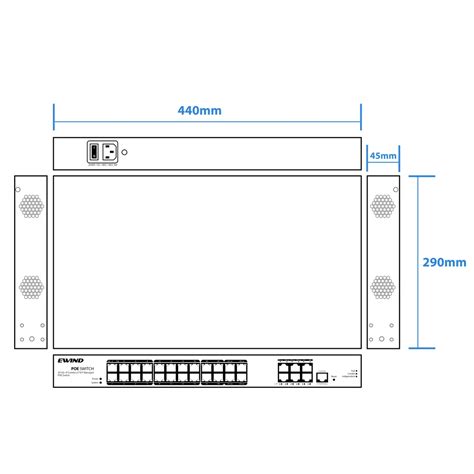 Poe 24 Port Switch Managed Gigabit Network Switches 24 100/1000m Rj45 ...