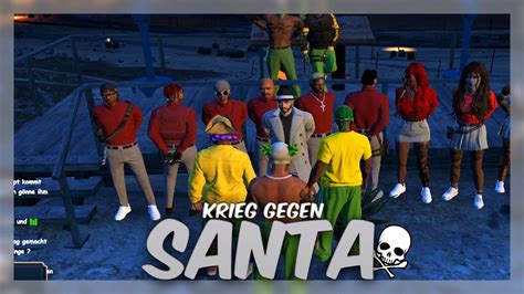 KRIEG GEGEN SANTA NEUER CALLER GTA RP Jussef YouTube