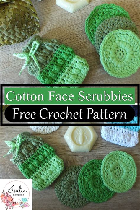 20 Free Crochet Face Scrubbies Patterns