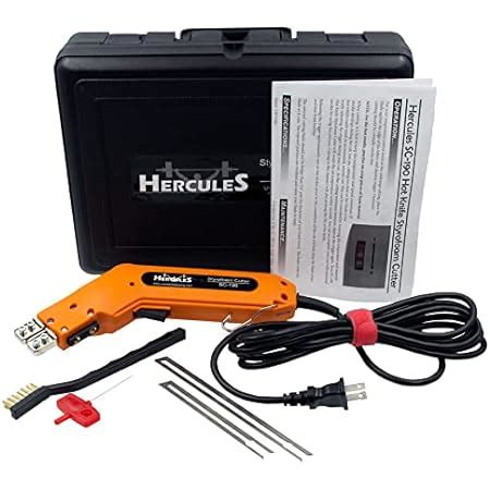 Amazon Hercules Handheld Electric Styrofoam Hot Knife And Accessories SC 190 Cutter Kit