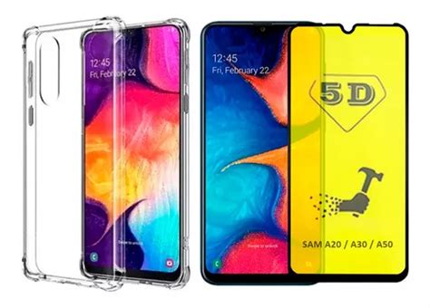 Capinha Antichoque Película Gel 5d Para Samsung Galaxy A50 MercadoLivre