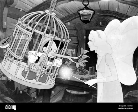 PINOCCHIO, from left: Pinocchio, the Blue Fairy, 1940 Stock Photo - Alamy