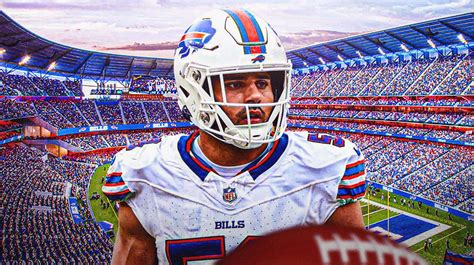 Download Buffalo Bills Linebacker Matt Milano Stadium Backdrop