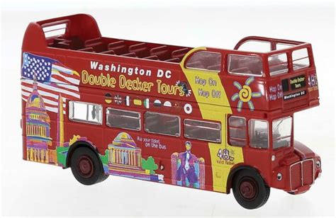 Brekina Aec Routemaster Double Deck Bus Assembled Washington