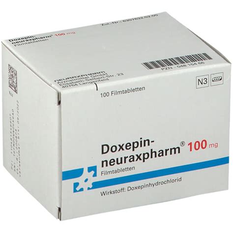 Doxepin Neuraxpharm® 100 Mg 100 St Mit Dem E Rezept Kaufen Shop Apotheke