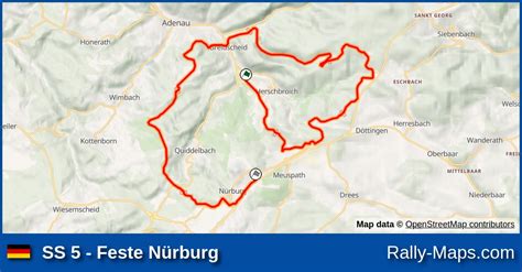 Karte Wp Feste N Rburg Rallye K Ln Ahrweiler Rallyekarte De