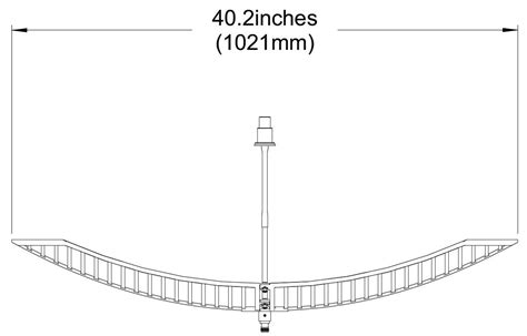 Ghz Ghz A Ac Dbi Outdoor Parabolic Grid Antenna N F