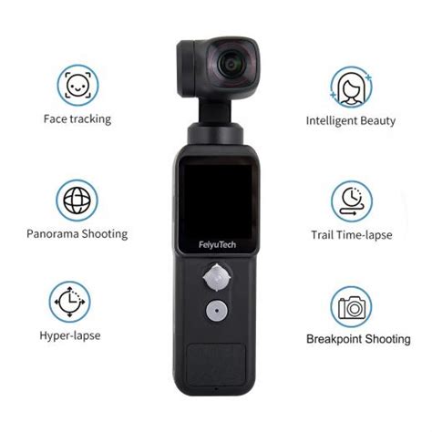 Feiyu Pocket Light Handheld Axis Gimbal Stabilized K Video Action