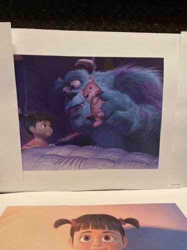 Disney Pixar Monsters Inc Exclusive Lithographs Portfolio Set Prints