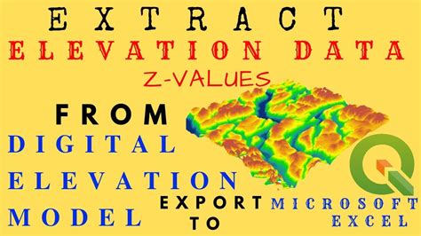 How To Extract Elevation Values From Dem Extract Elevation Z Values