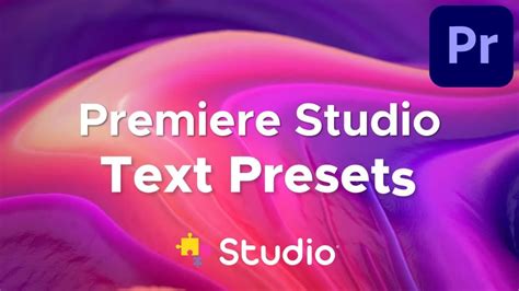 Text presets premiere pro free - cachever