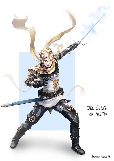 Art Delcerys The Half Elf Tempest Cleric Of Vitalis Rdnd