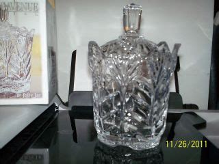 Michael C Fina Fifth Avenue Crystal Desk Clock Quartz