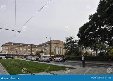 Mulhouse Th August La Gare Or Railway Station Building From Downtown