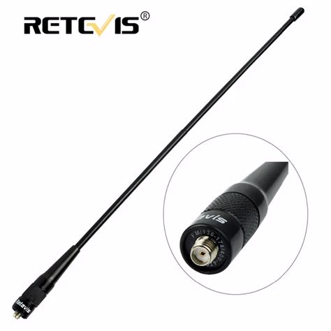 High Gain Retevis Rhd Sma F Walkie Talkie Antenna Vhf Uhf Dual Band