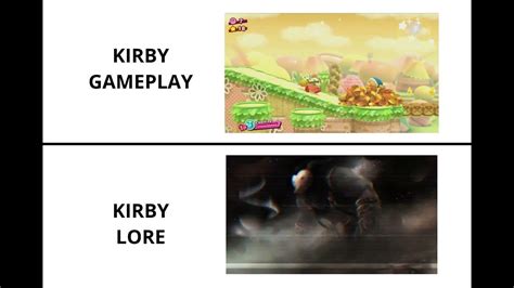 Kirby Gameplay Vs Kirby Lore Youtube