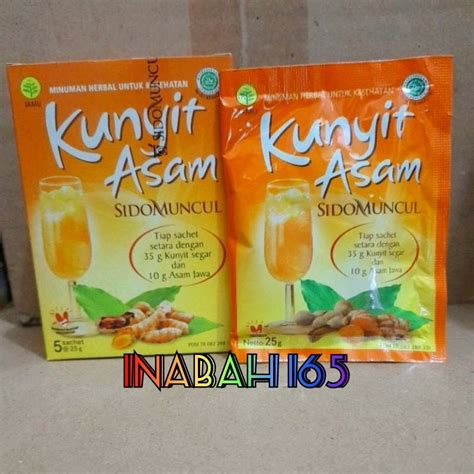 Jual Kunyit Asam Sido Muncul Isi 5 Sachet Shopee Indonesia