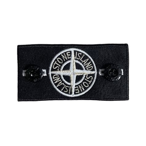 Патч Стон Айленд (Stone Island) Glow + 2 пуговицы Черный – фото, отзывы ...