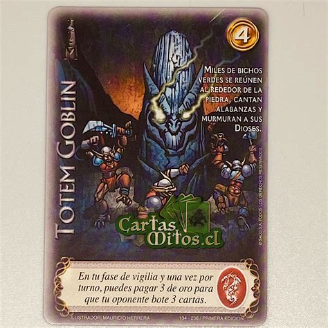 T Tem Goblin Mitos Y Leyendas Espada Sagrada Cartas Mitos