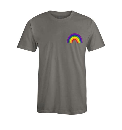 S E Men S Rainbow Flag Lgbtq Gay Pride T Shirt Xxxxx Large Charcoal Walmart