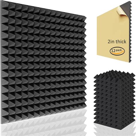 Amazon Pack Sound Proof Foam Panels Pyramid Design Soundproof