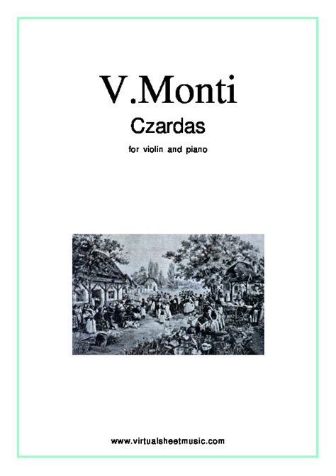 Vittorio Monti Czardas For Violin And Piano Pdfcoffee