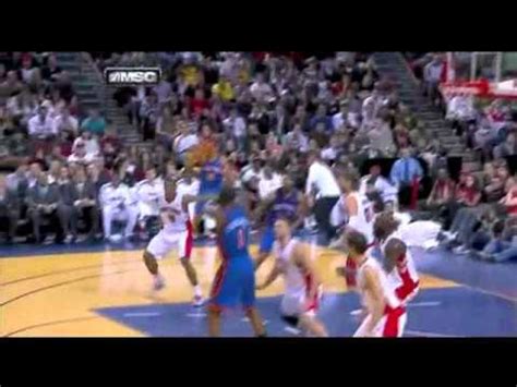 2010 NBA Preseason Amare Stoudemire Putback Dunk On Reggie Evans YouTube