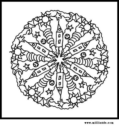 Space Mandala Coloring Page For Kids Crafts And Worksheets For