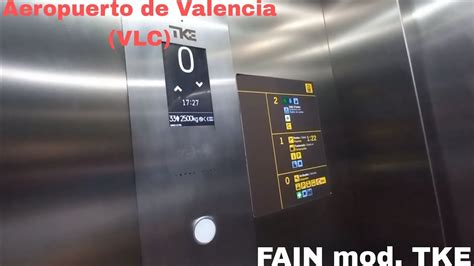 Ascensores Fain Mod Tke El Ctricos Mrl En El Aeropuerto De Valencia