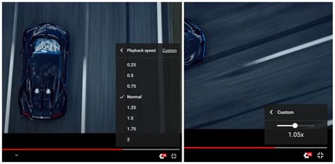 How to set Custom Playback Speed on YouTube?