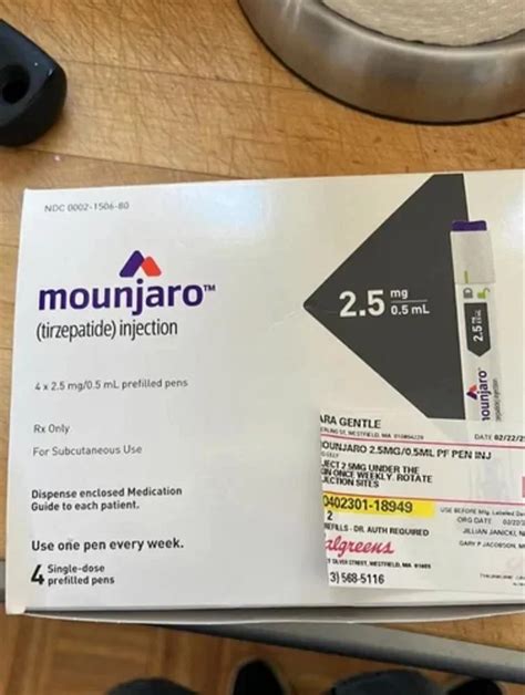 MOUNJARO TIRZEPATIDE INJECTION 2 5mg USA Delivery At Rs 2700 Box