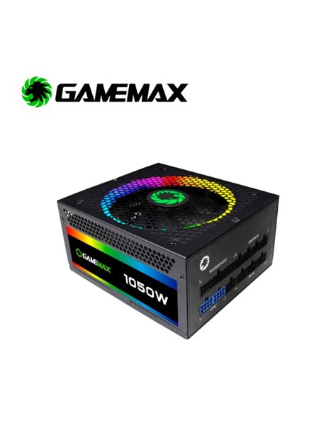 FUENTE 1050W GAMEMAX RGB 1050 80 PLUS GOLD MODULAR RGB