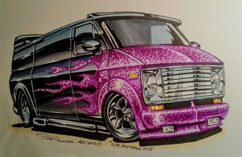 Pin by Greg Anderson on Cartoon Cars / All Car Makes | Vintage vans, Chevrolet van, Custom vans