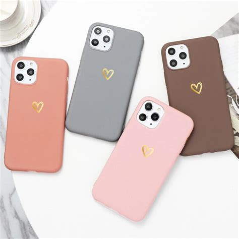 Tpu Love Heart Matte Case For Huawei P30 P20 P40 Mate 30 20 10 Lite Pro P Smart 2019 Honor 10i