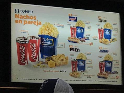 Bocadillo Suburbio Especializarse Cinepolis Costos De Combos Papel