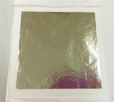 Fine Silver Foil 1 Sheet 100 X 100mm Fsf751 Vitrumsignum