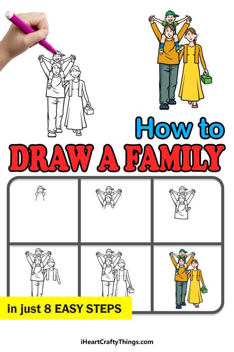 Draw Your Family Tradução - Draw your family and complete 60 фото - Plantschool.ru