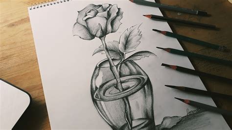 Dibujos De Rosas Para Dibujar A Lapiz Kit de dibujo a l piz