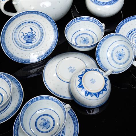 Сервиз чайный "Рисовое зерно" на 5 персон (13 предметов ...