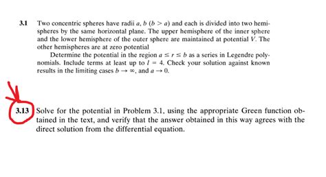 Solved 31 Two Concentric Spheres Have Radii A B B A